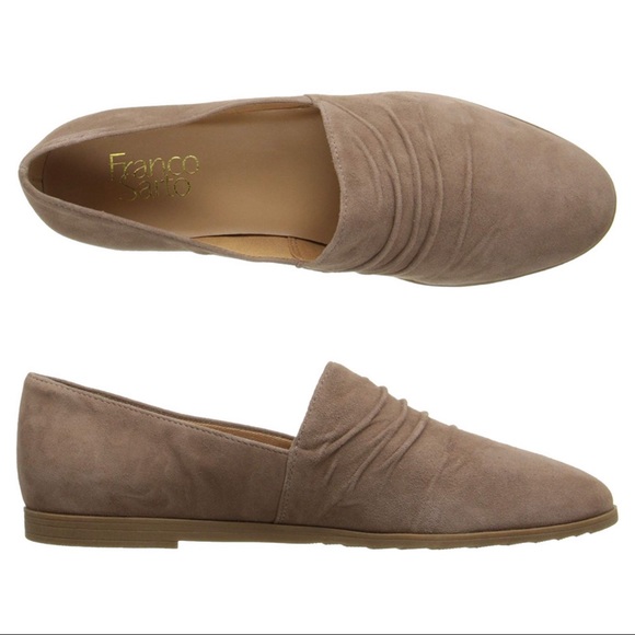 Franco Sarto Shoes - Franco Sarto Tan Fidelity Suede Flats Size 8.5